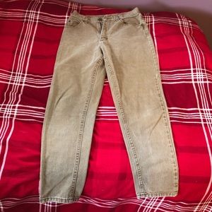 LL BEAN Tan Khaki Women’s Jeans